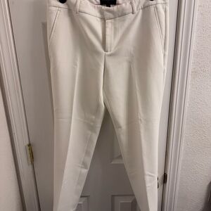 Banana Republic Tapered White Dress Pants